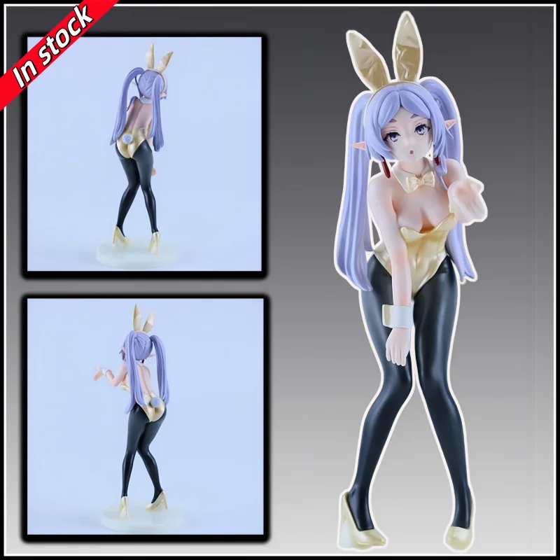 

New Frieren Beyond Journey'S End Frieren Bunny Girl Blow A Kiss Anime Figure Model Statue Fans Collection Desktop Ornament Toy