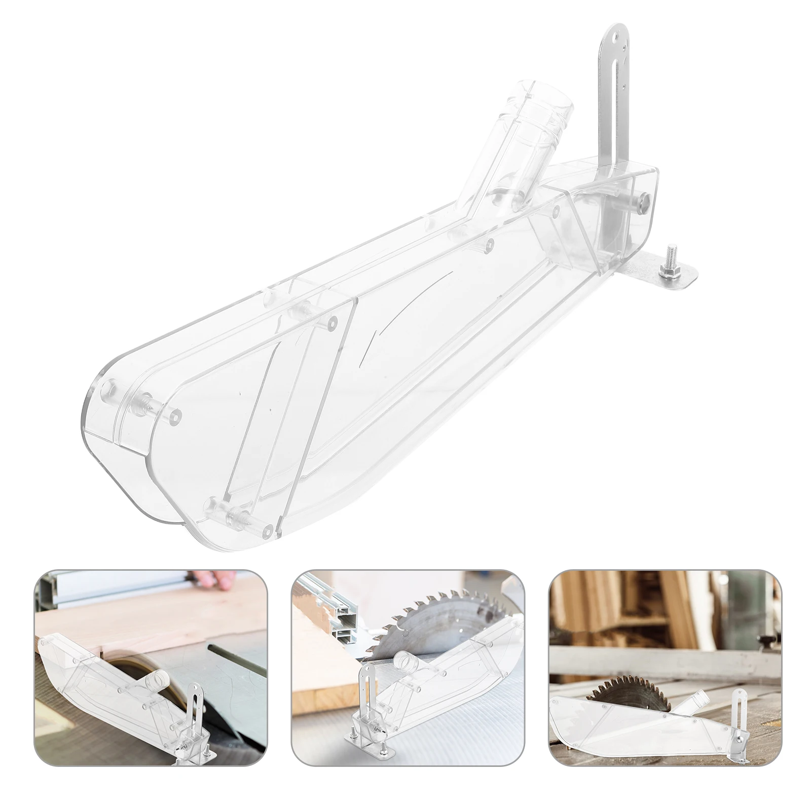 

Table Dust Transparent Protective Universal Fit Woodworking Enhanced Airflow Sturdy Construction Dustproof For Circular Safety