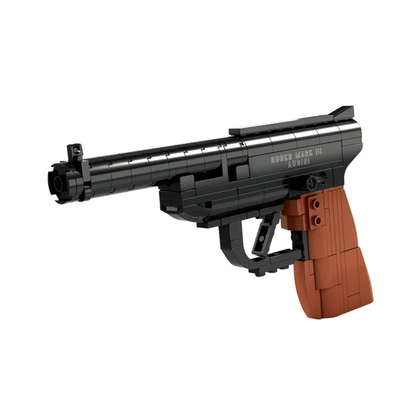 Technique Guns Kit Revolving Pistol Sets SWAT Military WW2 Weapons Model Building Blocks Boy Toys Desert Eagle Army Mark Handgun