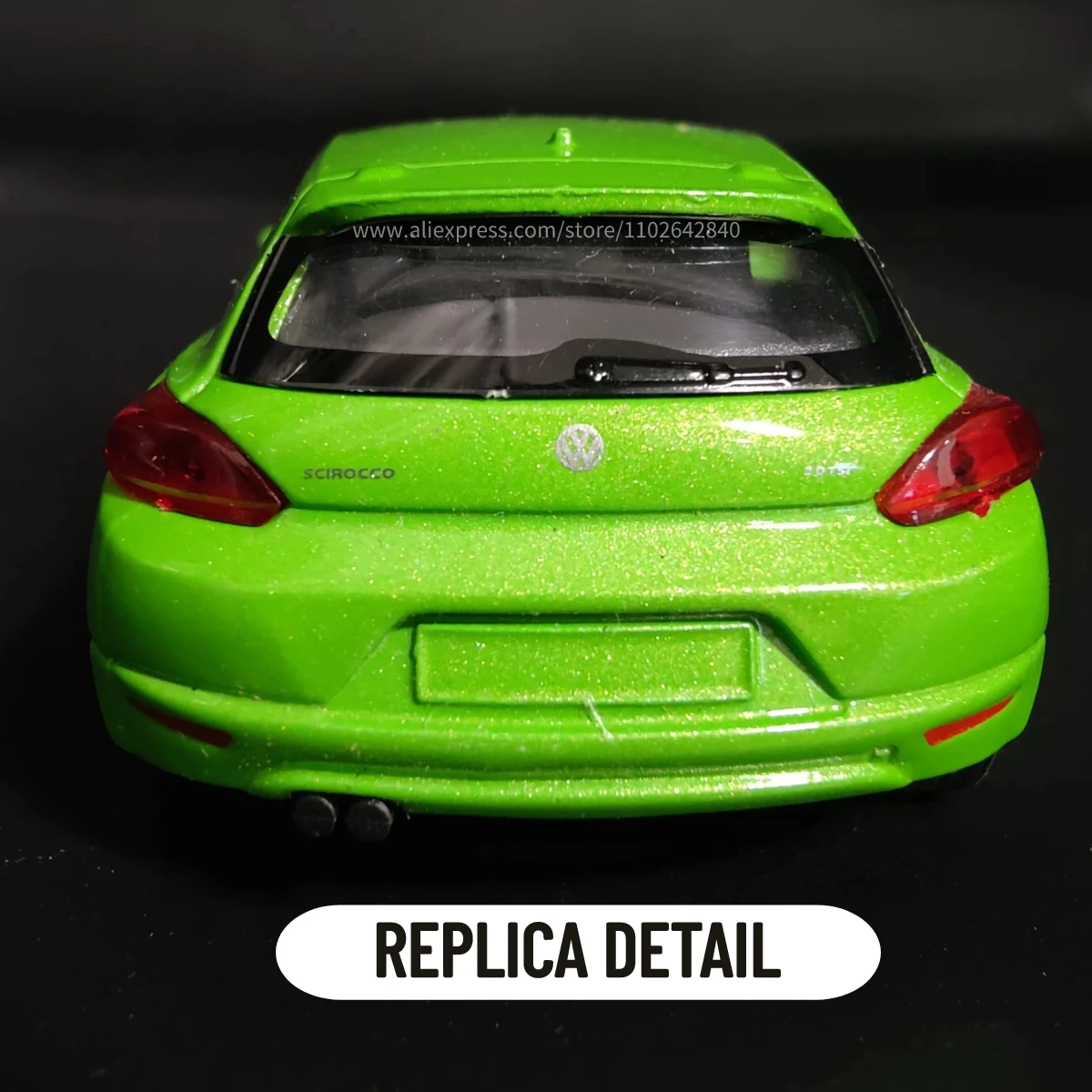 1:36 VW Scirocco Car Model Replica Scale Metal Miniature Art Home Decor Hobby Lifestyle Xmas Kid Gift Toy Collection