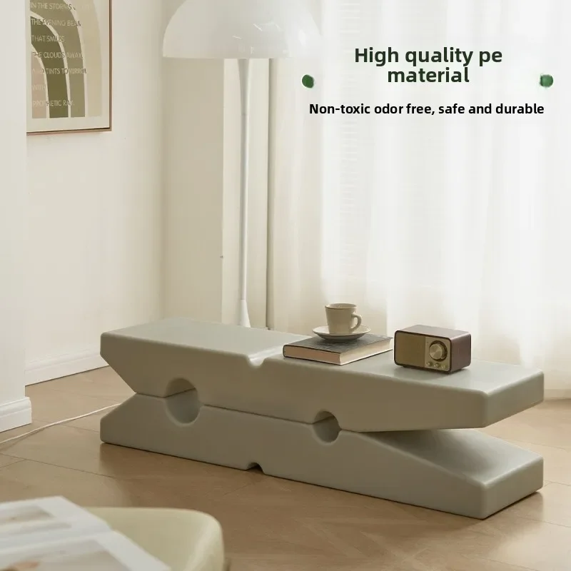 New Durable Plastic low stool coffee table long clip small bench modern simple children's shoe changing small stool