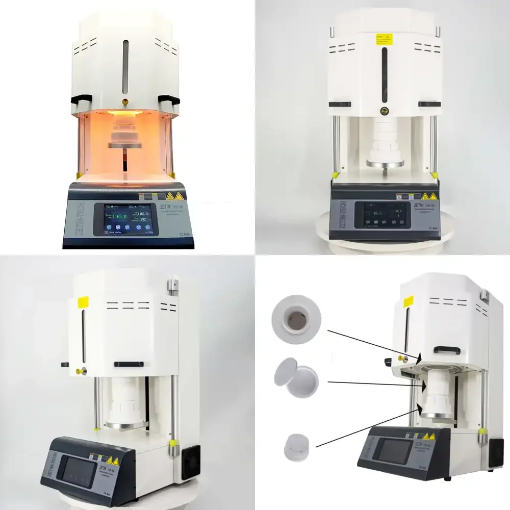 Fast Sintering Furnace for Lab Use with 4 MoSi2 Heating Elements Temperature Control Up to 1800°C Industrial Grade CE
