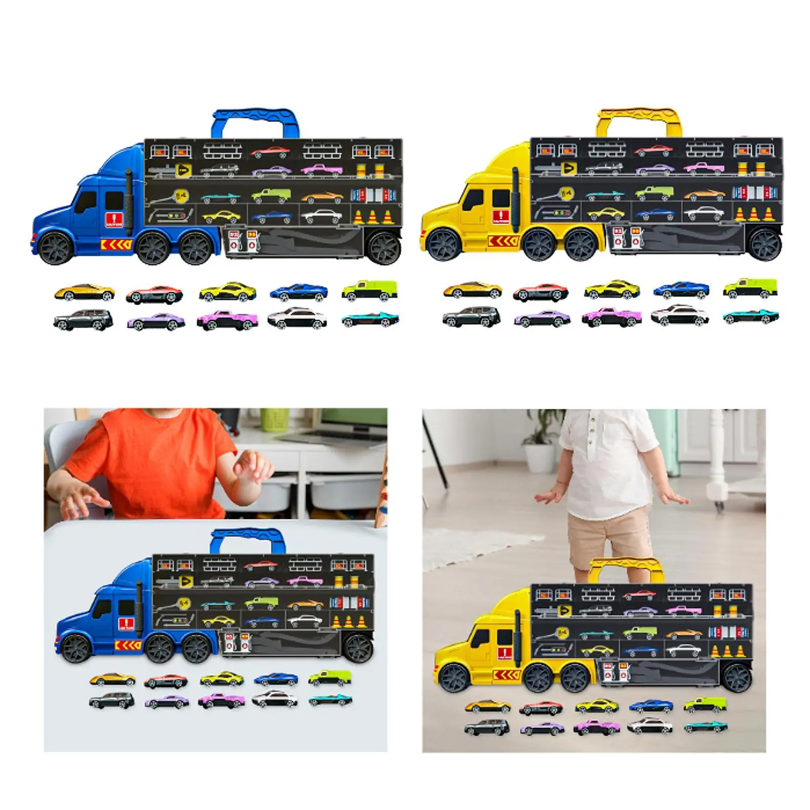 

Hauler Track Ejection Car Transport Truck Toy for Boys 2 3 4 5 6 Year Old