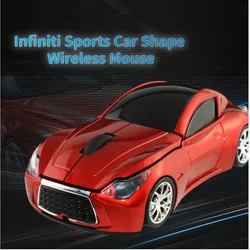 2.4G Wireless Cool Sports Car Styled Mute Computer Mouse Ergonomic Optical Silent Mice PC Laptop Desktops For Children's Gifts
