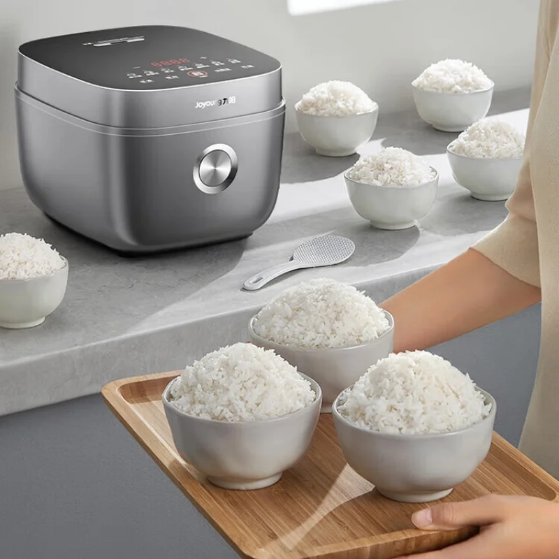 Joyoung وعاء طبخ الأرز غير المطلي الكهربائي 4L وعاء داخلي من الفولاذ المقاوم للصدأ 316L طباخ صحي للعائلة (3-4 أشخاص) 220 فولت 40F316L