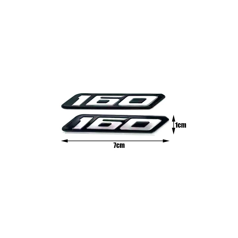 3D Motorcycle Emblem Stickers Modified Motorcycle Logo Decal Waterproof for CLICK 125i 150i for Vario160 Pcx160 Moto Accessories