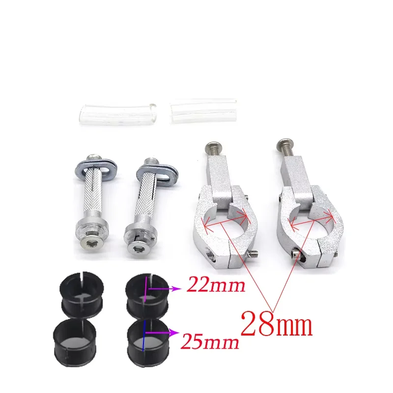 

Комплект крепления зажима для поручней, подходящий для большинства мотоциклов и мотокросса с модифицированным рулем 22/28 мм 1 1/8 или 7/8 дюйма