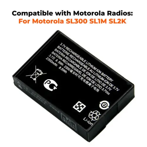 10 stks NIEUWE 3.7 V 2300 mAh Li-Ion Batterij PMNN4468A voor Radio Walkie Talkie Motorola SL300 SL1M SL2M SL1K Twee Manier Radio