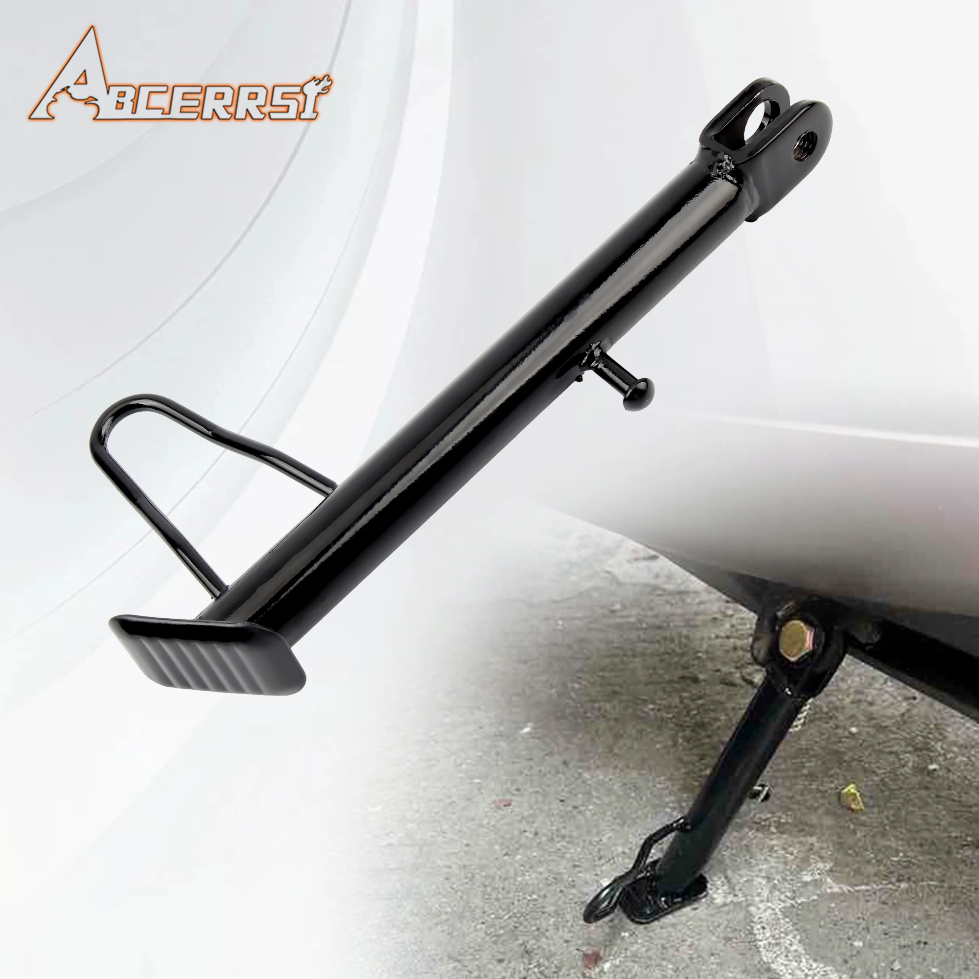 ATV UTV Motorcycle Side Kickstand Adjustable Tripod Holder For Moped Scooter Enduro Motocross Universal Modification Accessories