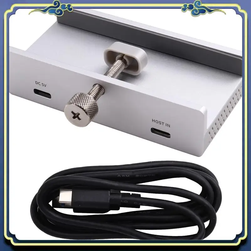 Estação de acoplamento de alumínio A86P-USB3.0 Estação de acoplamento de clipe multifuncional para WINDOWS/MAC OS