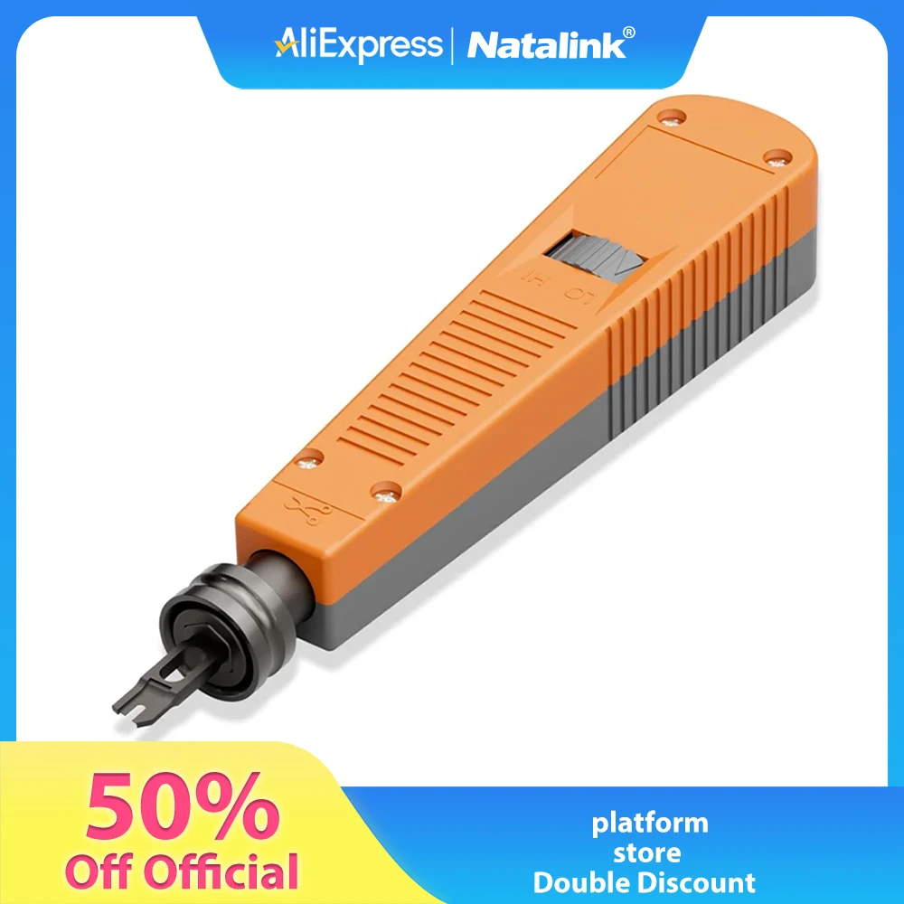 

Сетевой инструмент Natalink Punch Down Tool с лезвием 110 для Ethernet Punch Down Block Keystone Jack и ремонт сетевого кабеля