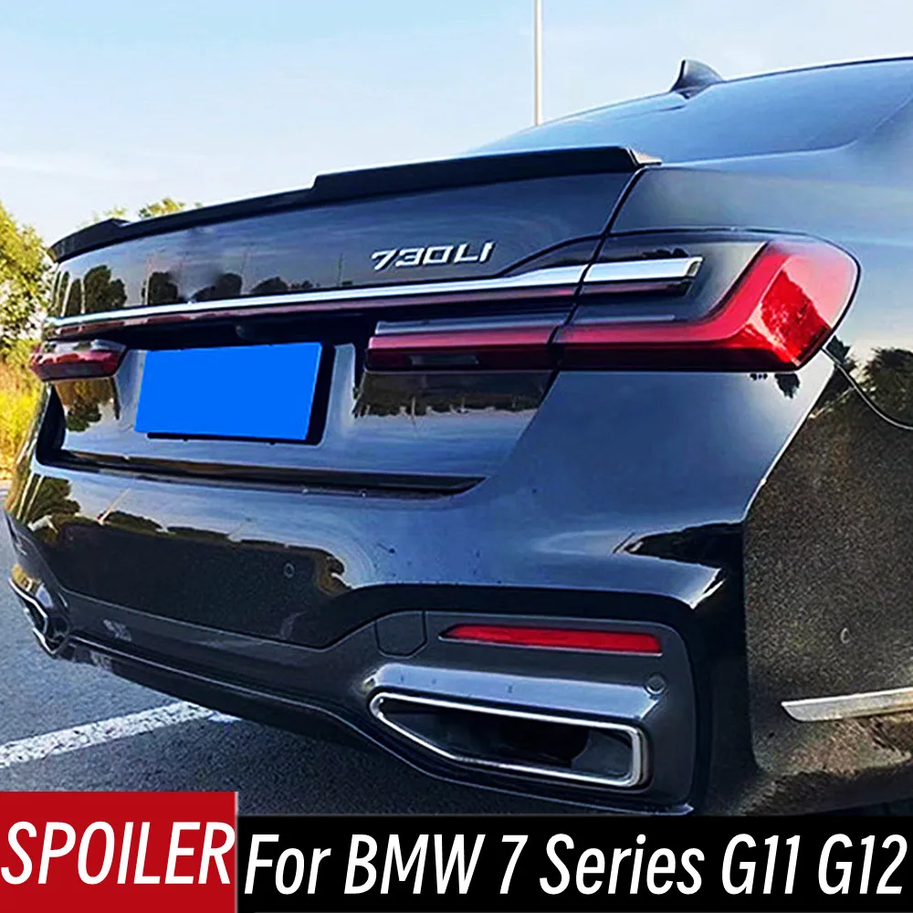 For 2015-2022 BMW 7 Series G11 G12 730i 740i 750i M4 Style Rear Trunk Lid Lip Spoiler Wings Car Exterior Tuning Accessories Part