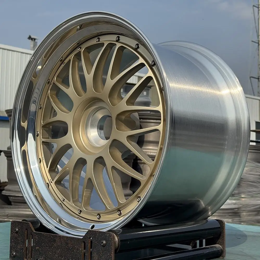 Factory Hotsale Custom Size18-24inch  Forged Racing Car Wheel Custom PCD 5x114.3 2-Piece Wheel Rim for Porsche bmw
