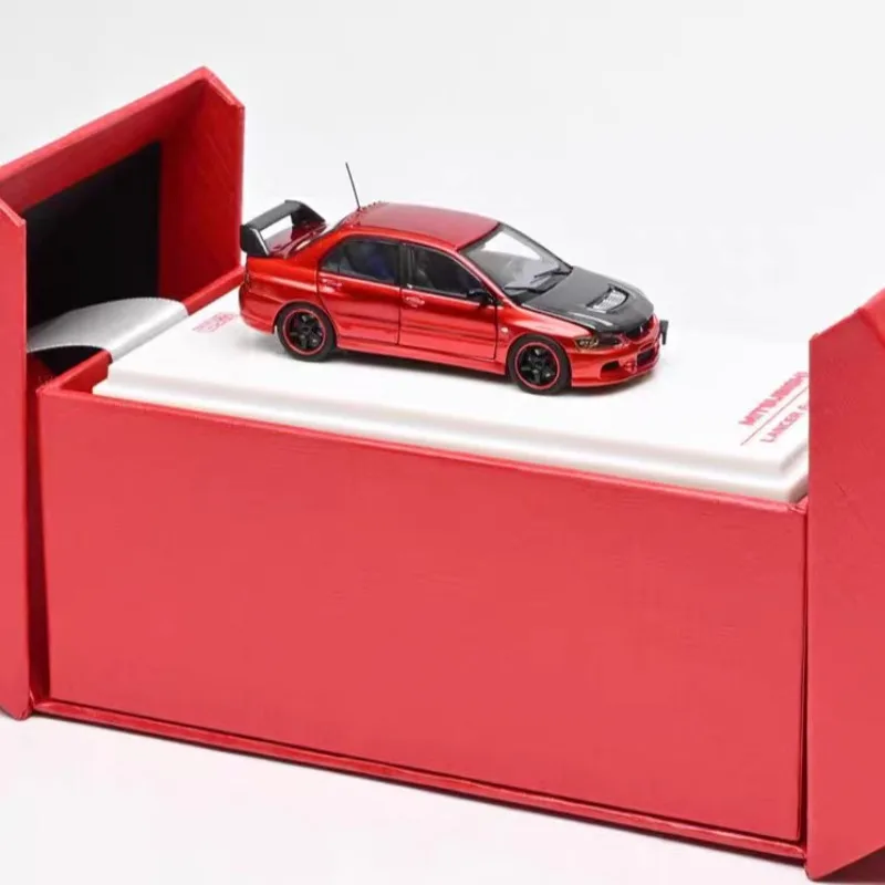 

IHCM 1:64 Mitsubishi EVO 9th generation GSR Mitsubishi simulation alloy car model, boy gift toy, adult collectible ornament.