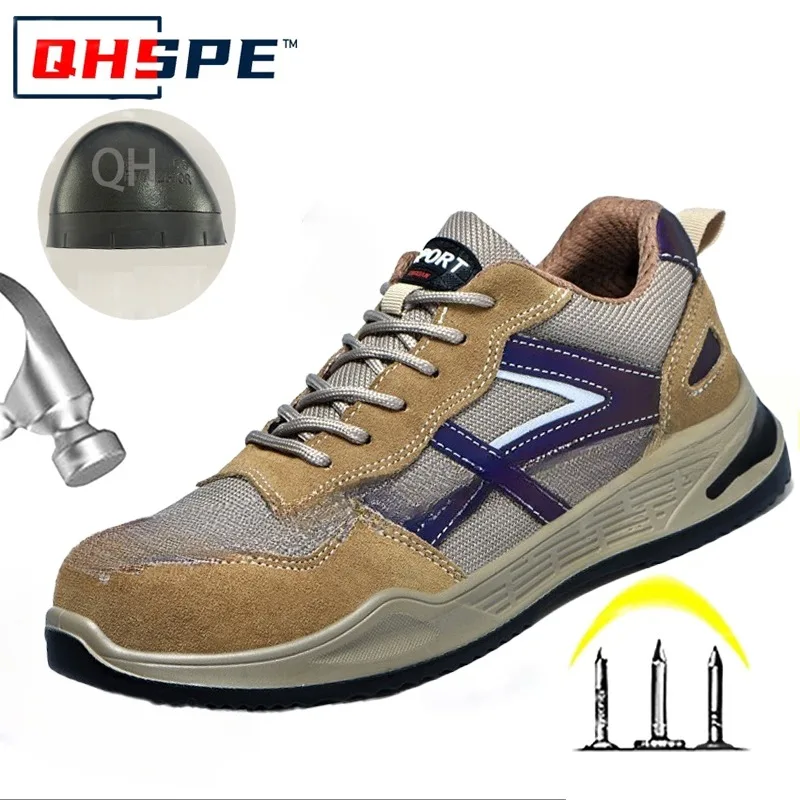 

Summer Anti Smashing and Anti Stabbing Insulated Work Shoes Oil Resistant Acid Resistant Alkali Resistant Steel Toe Safety Shoes