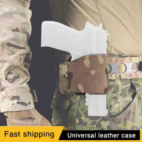 Molle 릴리스 헌팅 홀스터 Glock17/19 Beretta M9/1911용 범용 휴대용 MOLLE 홀스터