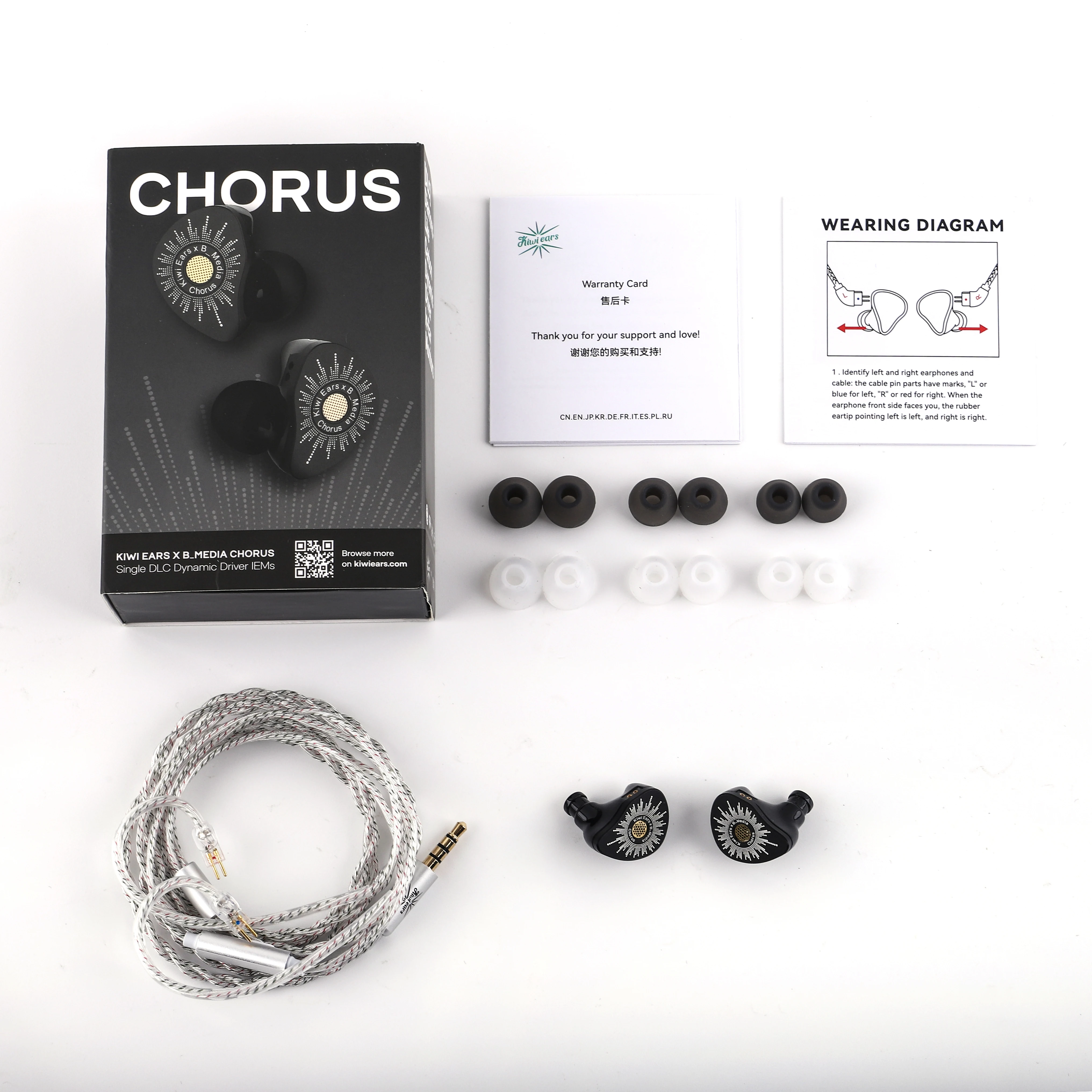 Linsoul Kiwi Ears x B_Media: Chorus DLC Diaphragm Dynamic Driver IEM mit diamantähnlicher Kohlenstoffmembran – Detail 15