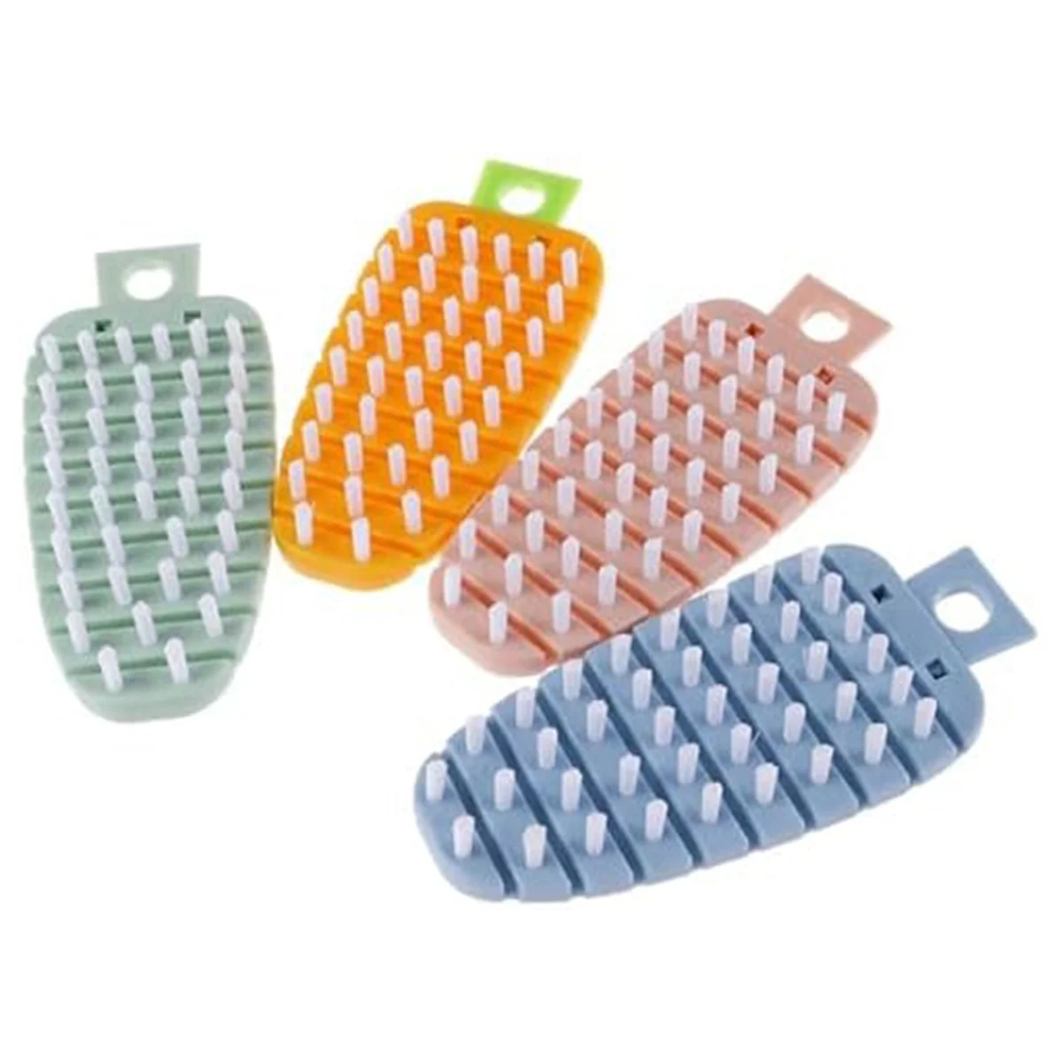 Carrot Kitchen Brush, Fruit and Vegetable Cleaning Brush, Potato Scrubber, Flexible Fruit Brushes,Vegetable Scrubber