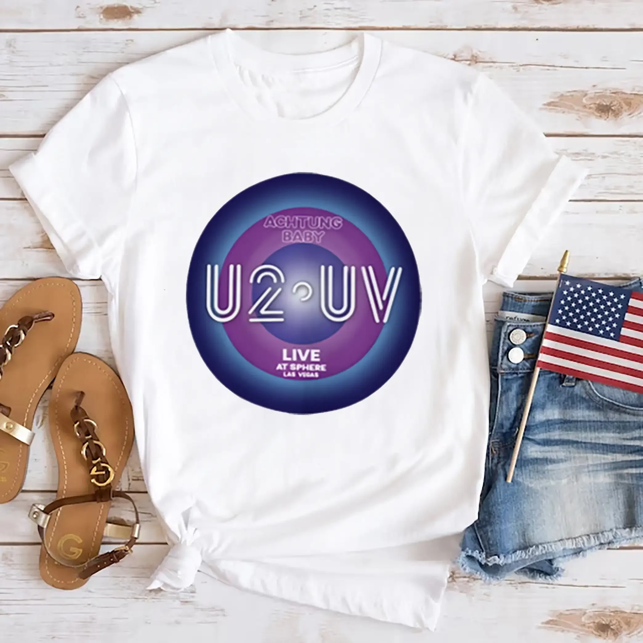 جوشوا تي شيرت للطفل يعيش في المجال ، جولة روك الفرقة U2 ، قميص خمر ، جولة U2 شجرة ، هدية مروحة