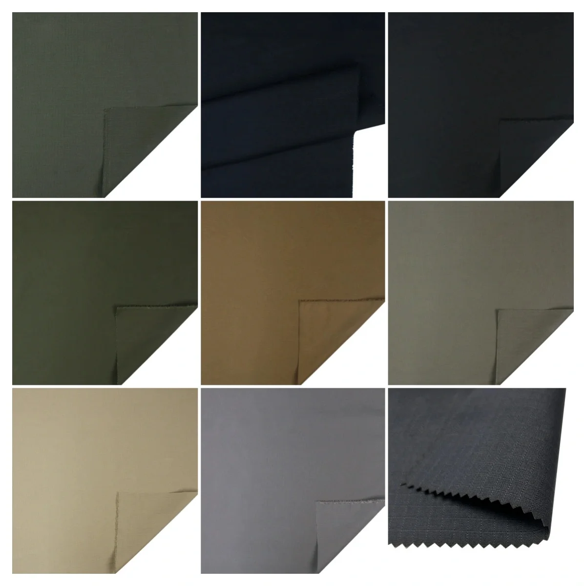 TC65/35 Polyester Cotton RG CB TAN SG Fabric Olive Ranger Green Khaki Coyote Brown Smoky Wolf Grey Cloth Tactical Clothing DIY