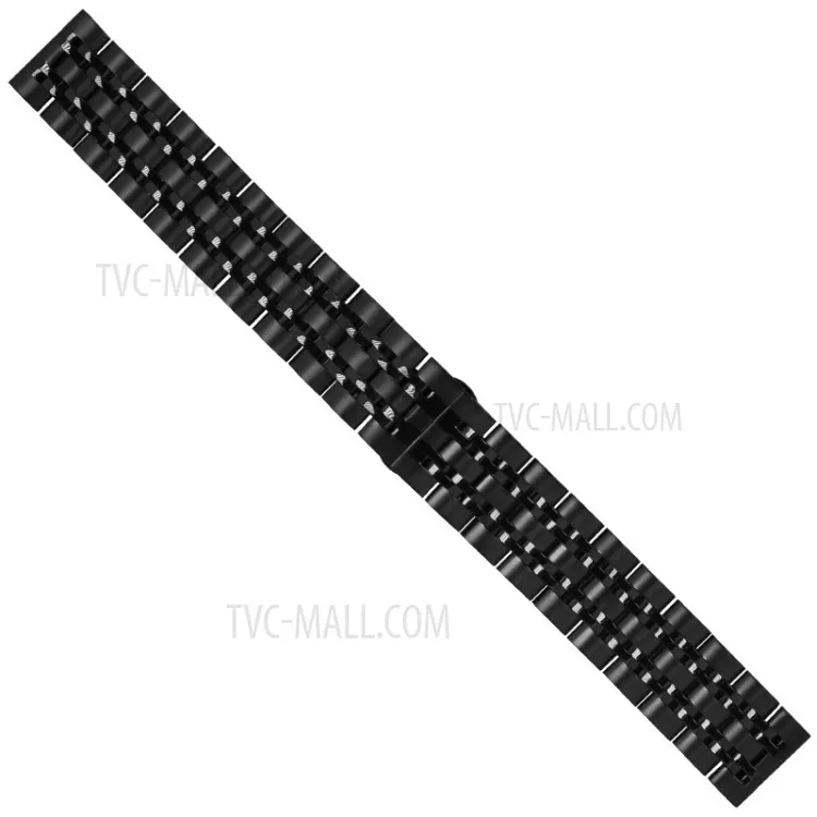 

22mm Butterfly Buckle Stainless Steel Watch Band Strap for Samsung Galaxy Watch 46mm - Black