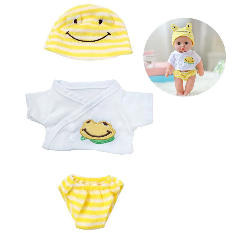 Set di vestiti per bambole rinate da 30 cm Coniglio Rana Orso Simulazione Set di vestiti per bambole