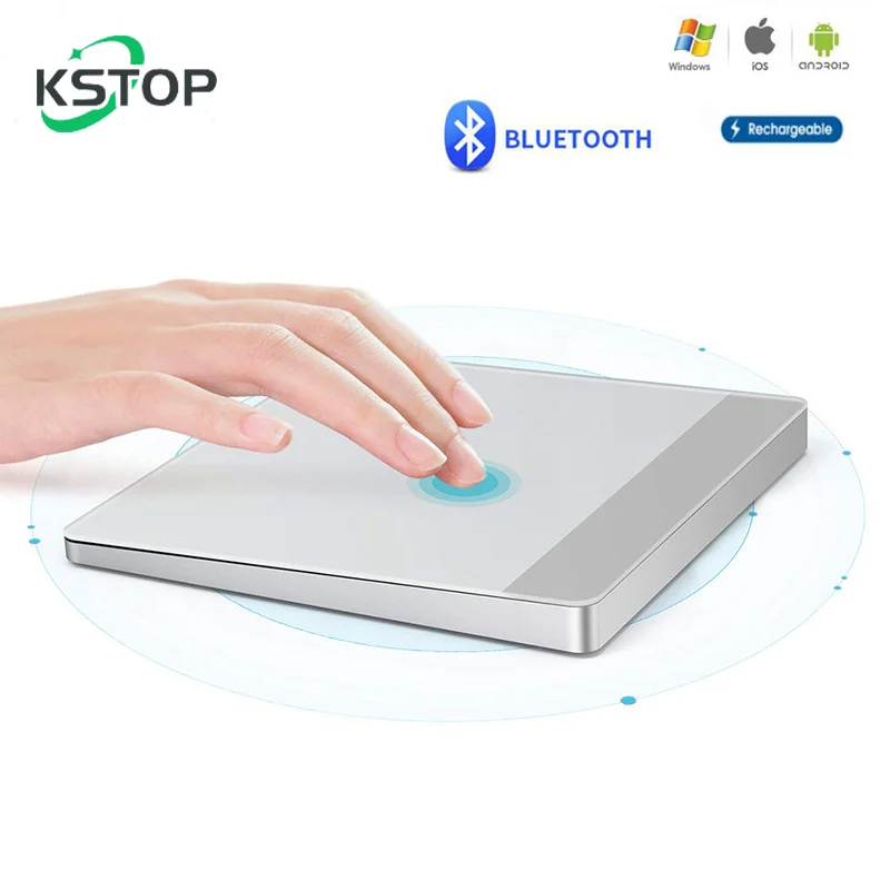 Imagem -05 - Kstop Trackpad sem Fio Gestos Recarregáveis Bluetooth Touchpad para Desktop Laptop pc Mac Windows Ios