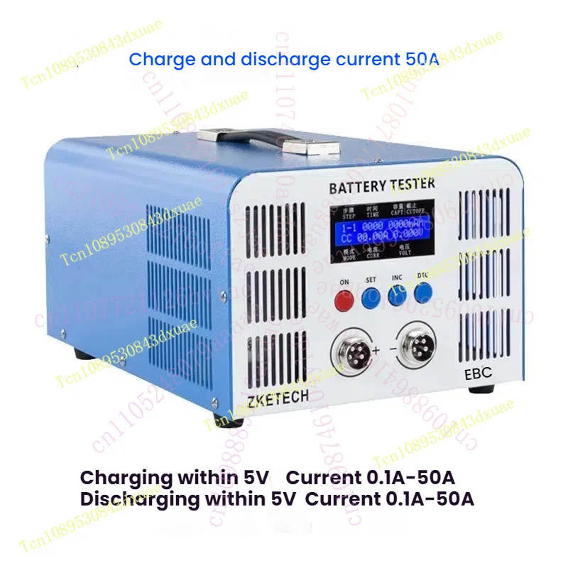 EBC-A50L Large Monomer Lithium Lithium Iron And Lithium Ternary Power Battery Capacity Tester Charge And Discharge 50A