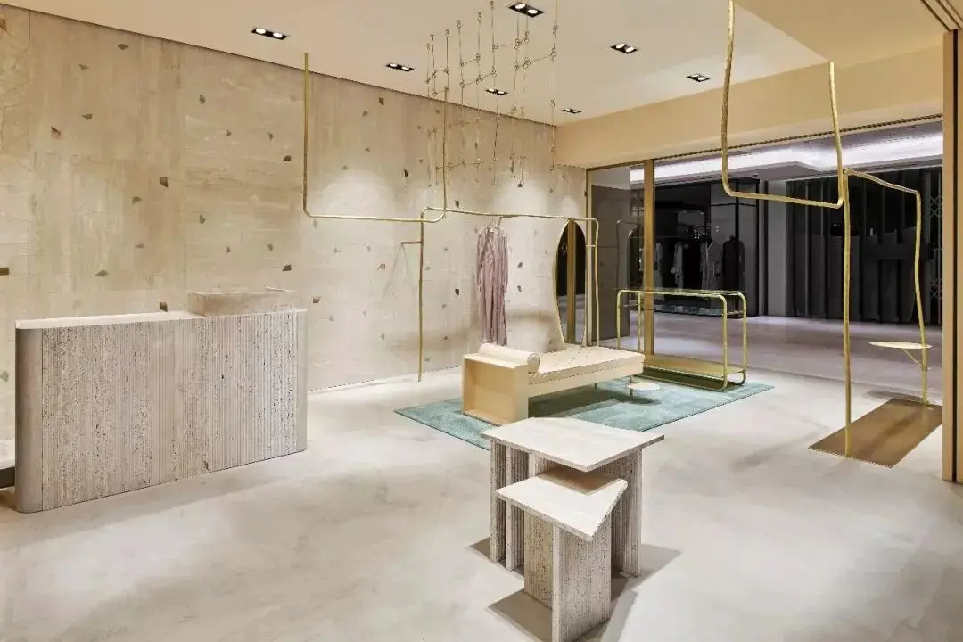 Customized.Modern Style Travertine Natural Stone Front Desk Honed Finish Reception Salon Desks for Indoor Dining Marble Material