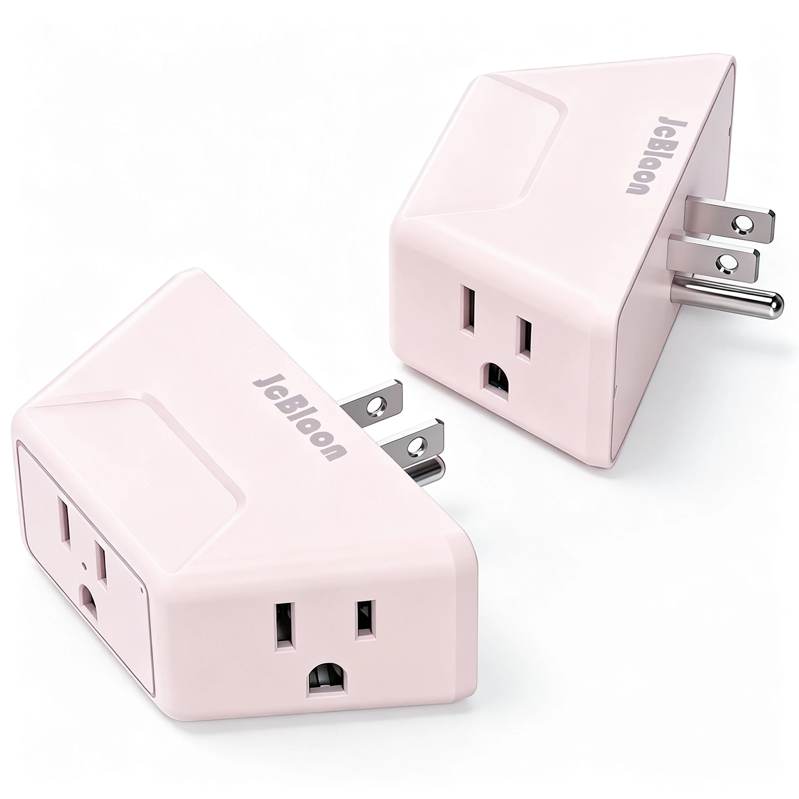 Muliti Wall Outlet Extender, 3 Way Angled Wall Outlet Adapter, Space-Saving, Electrical Wall Splitter for Bathroom Kitchen