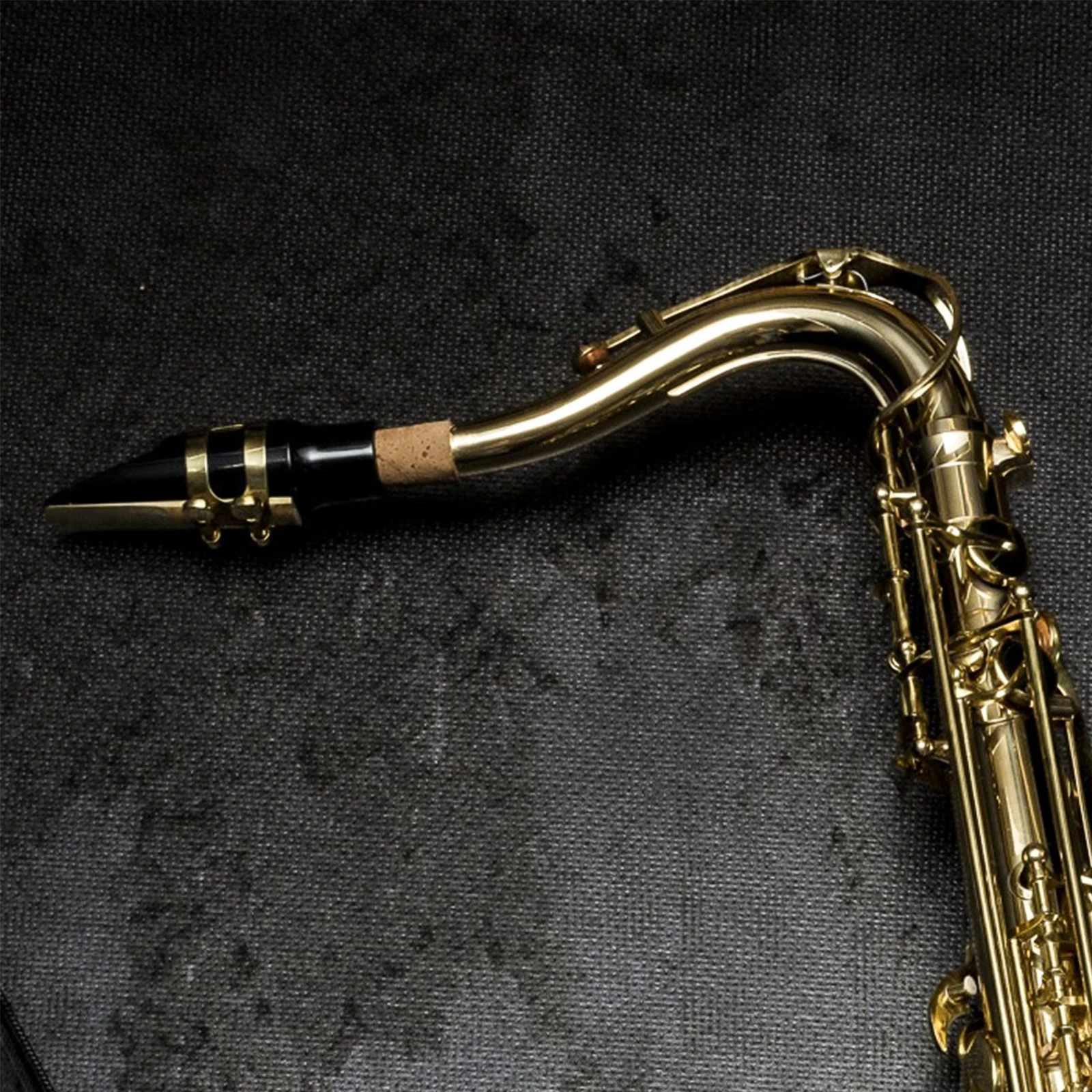 

Replacement Saxophone Alto Musical Instrument Mouthpiece Black Accessory