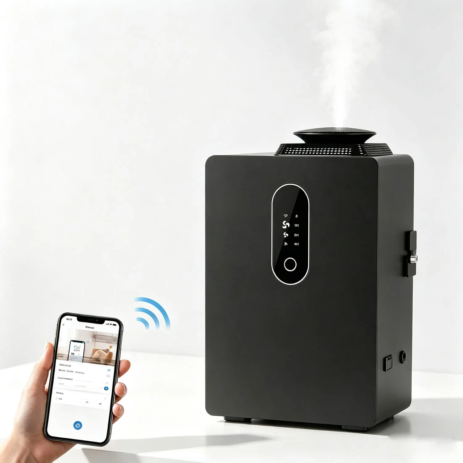 Bluetooth Aroma Diffuser Waterless Essential Oil Diffuser App Control Wall Mounted Scent Diffuser Hotel Fragrance Machine