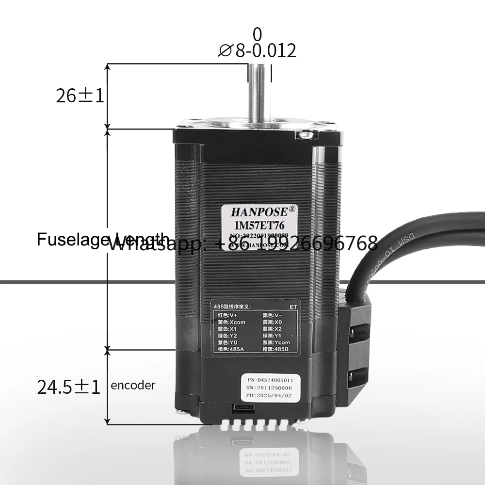 IM57ET76 4a 1.26n. M Driver Code Integrated Stepper Motor Bus Control Rs485 Multi Turn