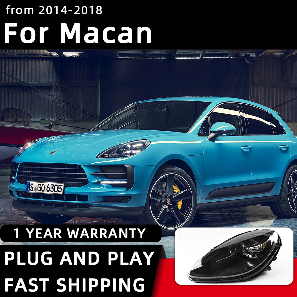 Car Styling Headlights for Macan LED Headlight 2014-2018 Head Lamp DRL H7 Signal Projector Lens Automotive Accessories