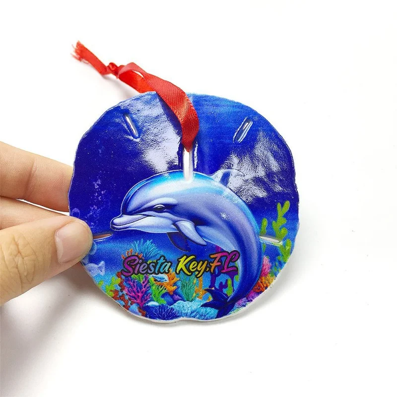 Florida, USA, West Seeta Base Decorative High-Value Round Tourist Souvenir Decorative Gift
