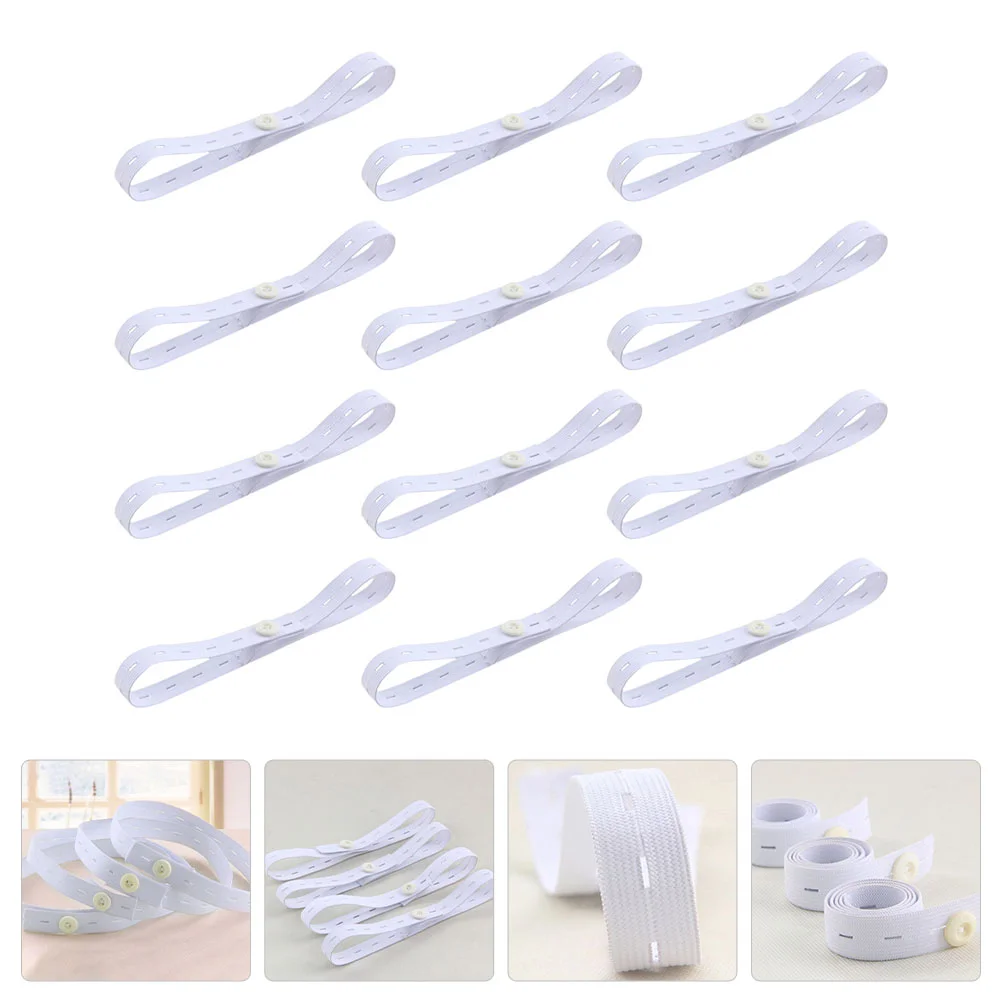 

12 Pcs Diaper Button Baby Nappy Fixing Toddler Durable Fasten Elastic Newborn Diapers