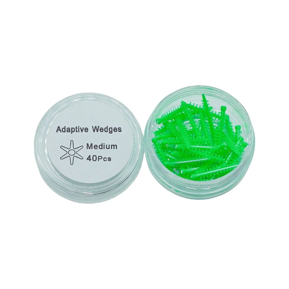 40Pcs Dental Adaptive Wedges Medical Silicone 16mm Length Sterilizable Gum Protector for Dental Clinic Lab Materials