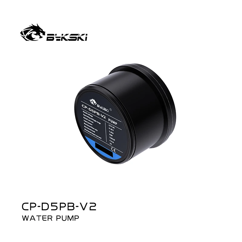 Bykski CP-D5PB-V2، هيكل عمود السيراميك الأساسي للمضخة D5، أقصى تدفق 720 لتر/ساعة، أقصى رفع 4.5 متر، تم إنتاجه بواسطة Bykski