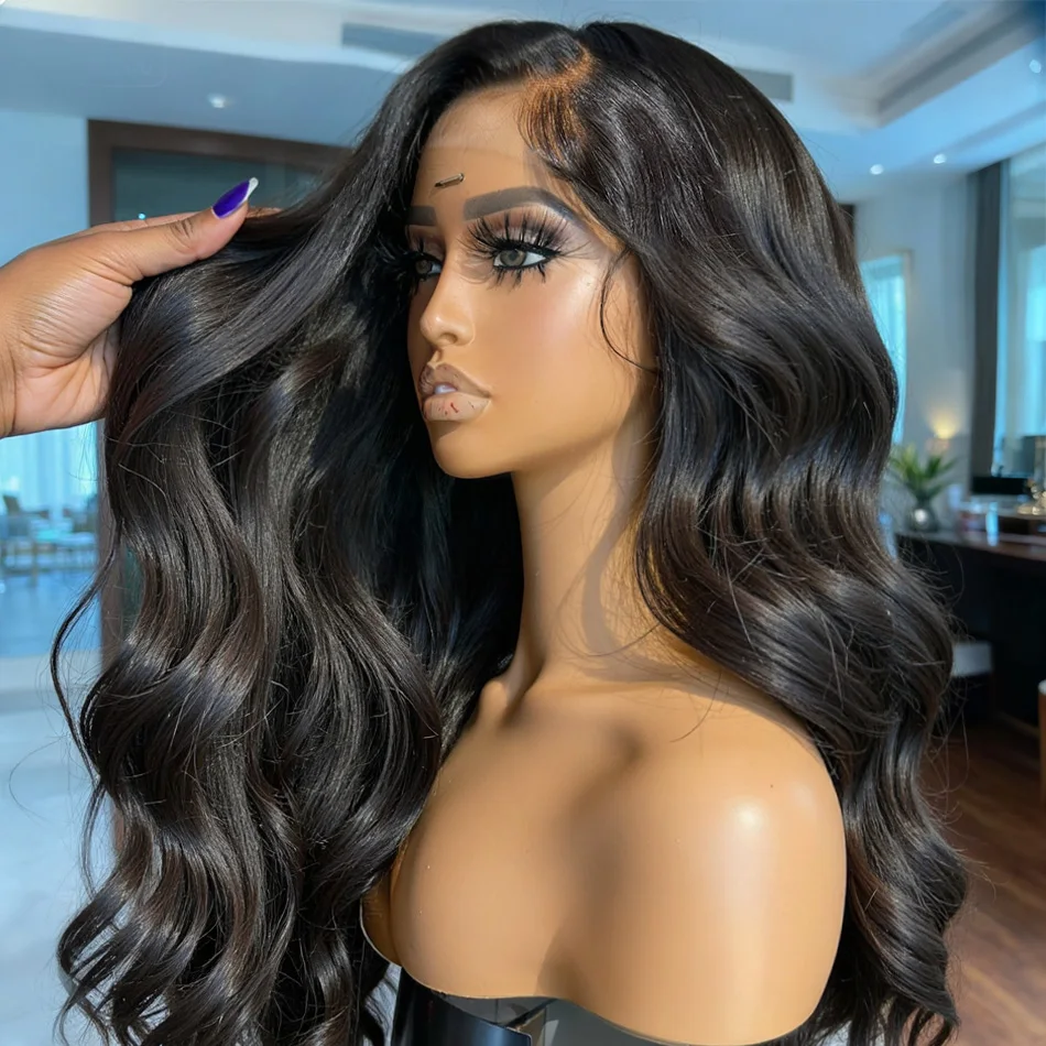 

220% Density Short Curly Bob Long Curly Lace Front Wigs for Black Body Wave Wigs Human Hair 13x4 HD Lace Front Wigs Human Hair