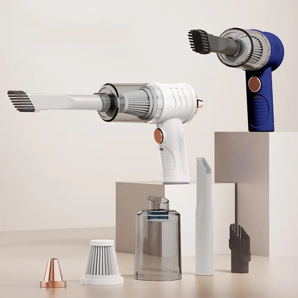 Handheld Vacuum Cleaner Powerful Suction Wireless Mini Car Vacuum USB Rechargeable Car Vacuum Cleaner with Ergonomic Handle