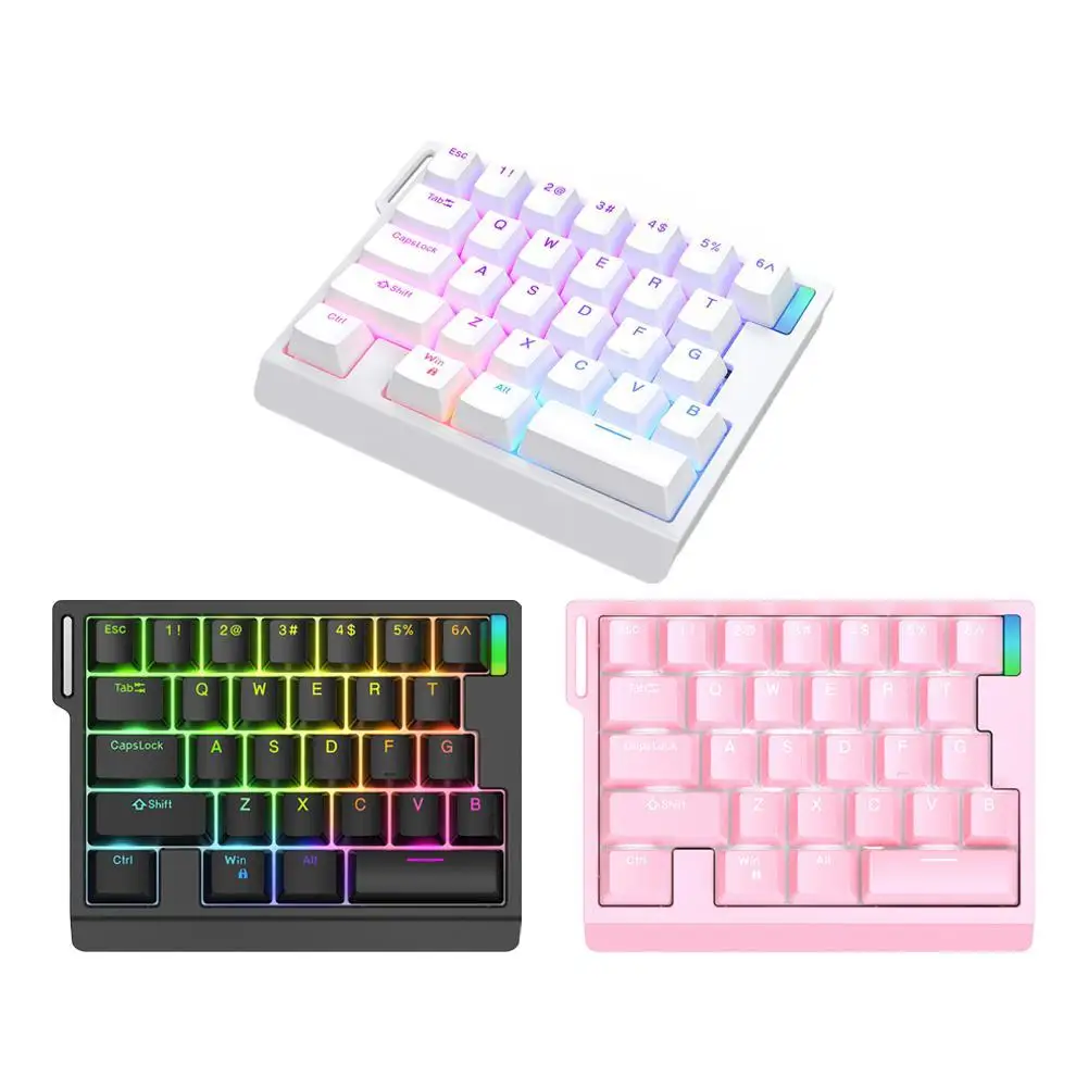 For HE30 Mechanical Keyboard One-handed 29 Keys Magnetic Switch Keyboard Smart Speed Quick Trigger Gamer Gaming Keyboard