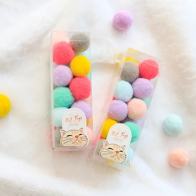 Набор для магазина домашних животных, бесшумная игрушка-дразнилка, эластичный плюшевый шарик для котенка, игрушка для чистки зубов, самозахватывающаяся