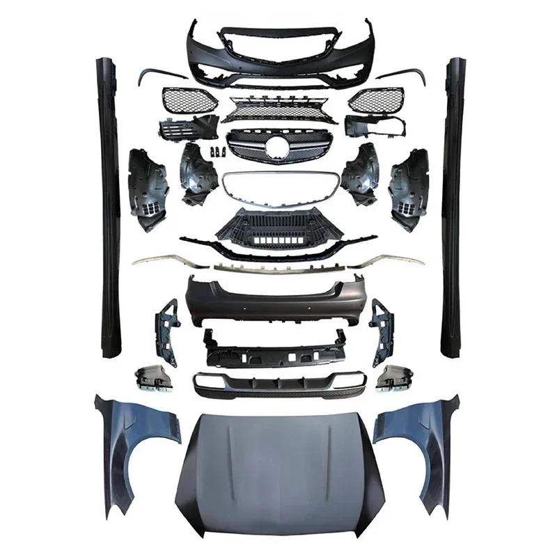 Hot Selling Car Modification Bumper Grille Upgr Body Kit For E-Class W212 Late Change To E63  2010-2015