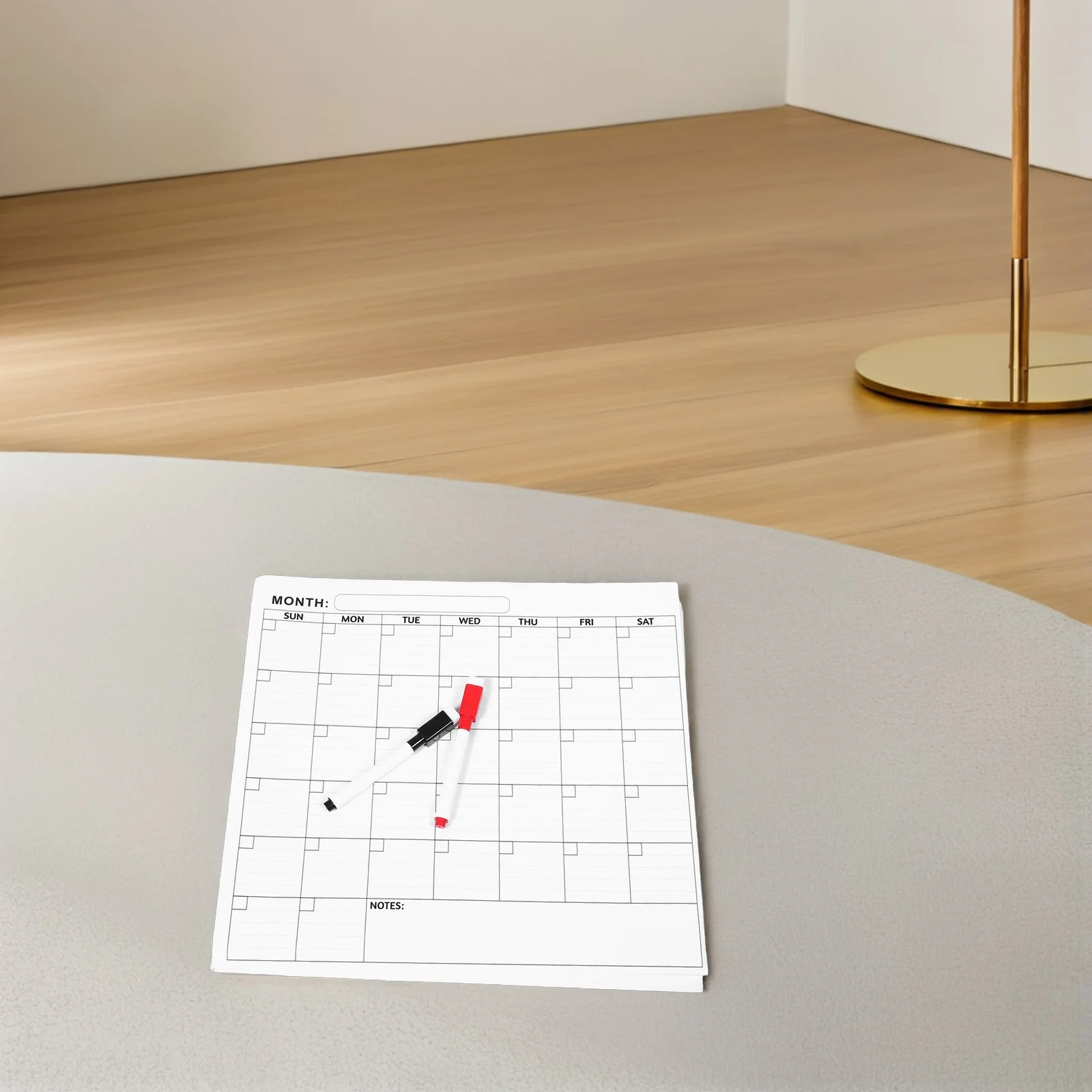 

Extra Large Erasable Calendar Monthly Wall Board Dry Whiteboard Oversized Planner Double Sided Lamination English for School