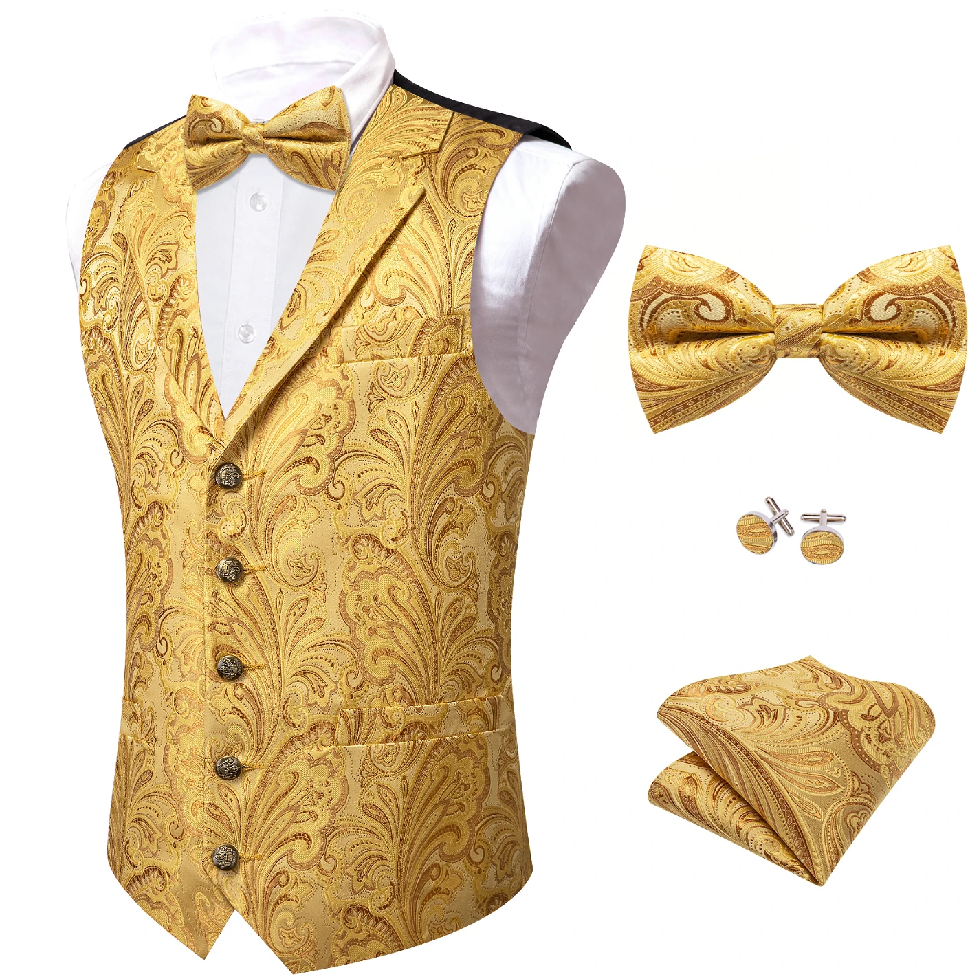 VERVEROW Men's Fashion Notched - đánh giá và giá Formal Vest Waistcoat