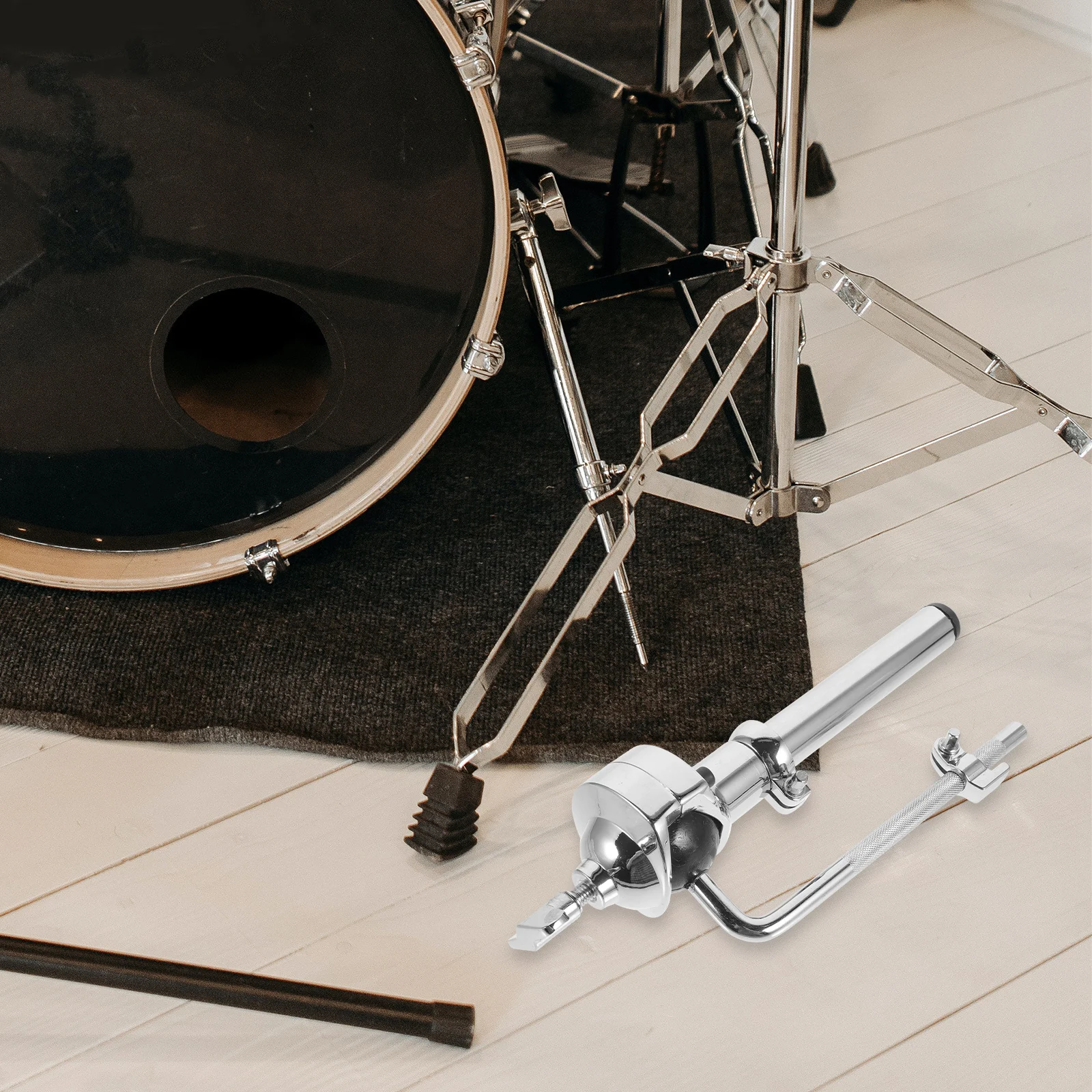 

Single Arm Tom Drum Stand Short Bracket for Percussion Instrument Drum Hardware MountBracket Durable Lightweight Zinc Alloy Easy