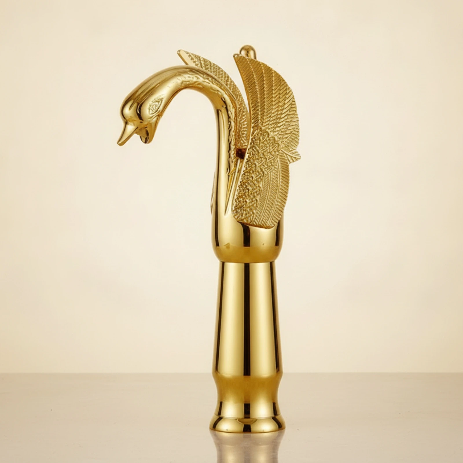 Swan Basin Faucet Tall Swan Faucet Tap Decorative Unique for Vanity