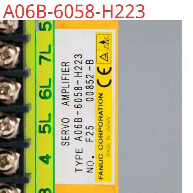 A06B-6058-H223 محرك سيرفو مستعمل تم اختباره جيدًا في حالة جيدة