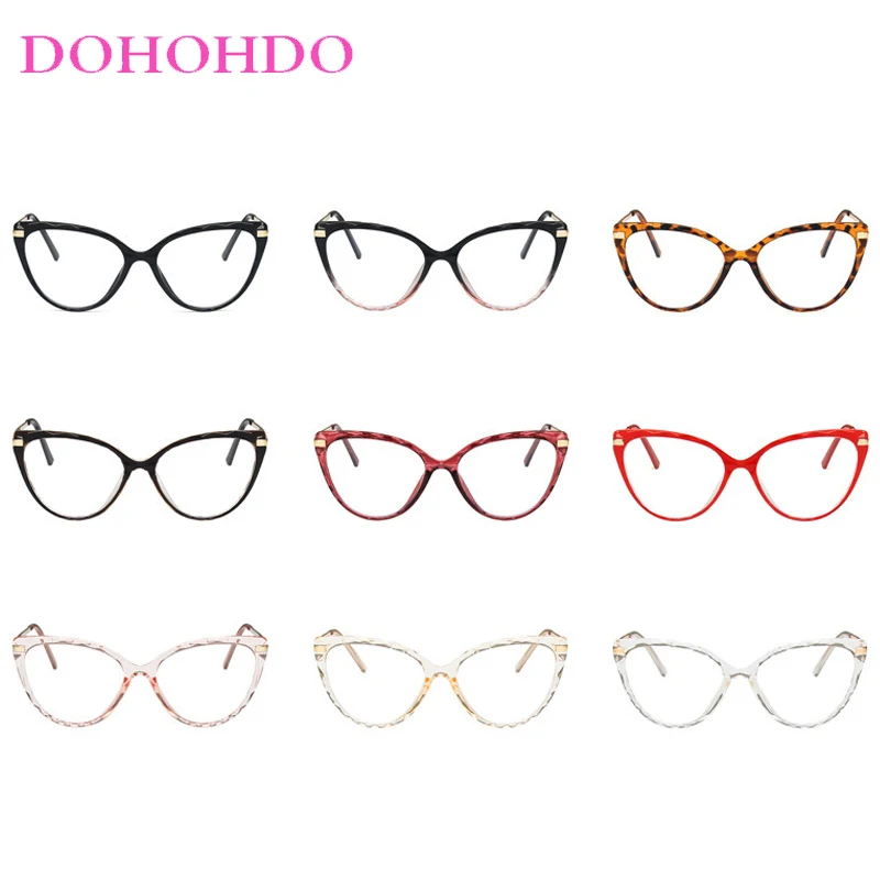 Trendy TR90 Big Cat Eye Merk Designer Blauw Licht Blokkeren Bril Voor Vrouw Man Optische Bril Voor Computer Gebruik Lentes О www
