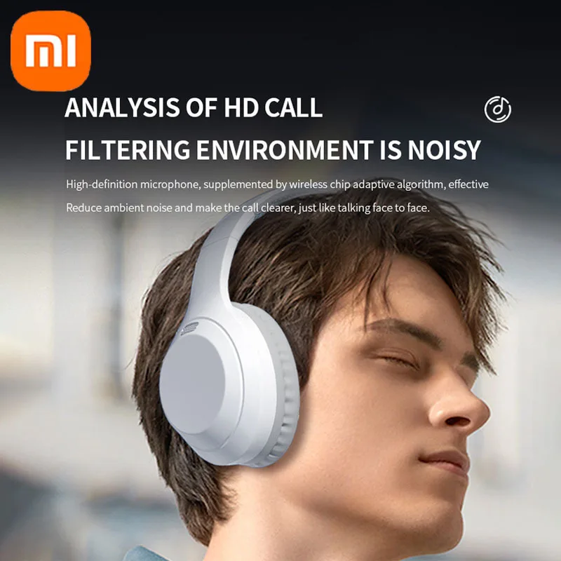 Xiaomi Mijia Wireless Headphones Bluetooth 5.3 Earphone Foldable Earbuds 40mm Driver Game Music Over Ear Stereo Headset with Mic